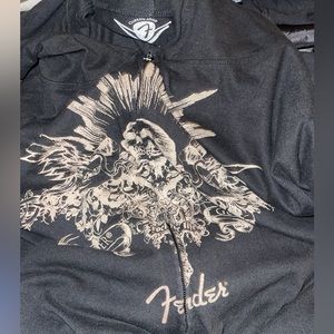 Fender Custom Shop Vintage Super Rare Zip Front Hoodie